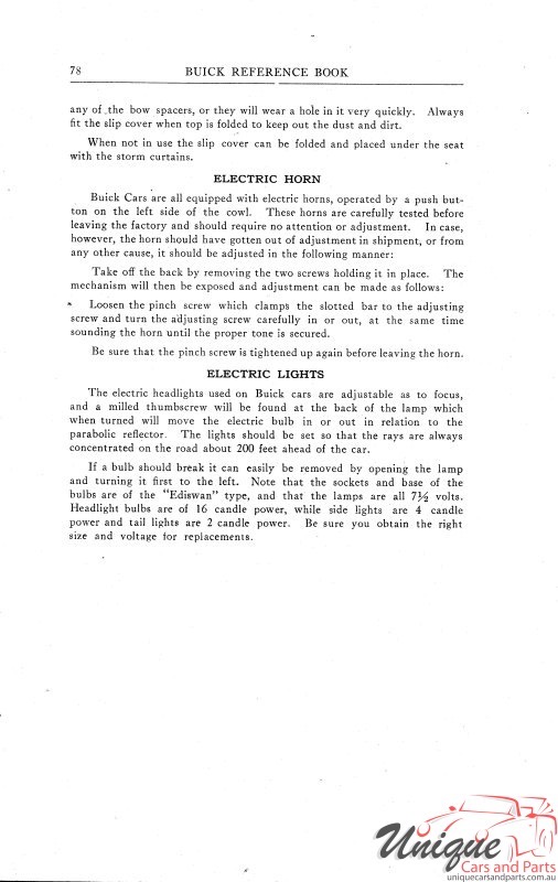 1914 Buick Reference Book Page 68
